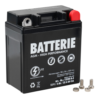 Simson Batterie für KR51 Schwalbe 12V-VAPE