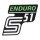 Klebefolie Seitendeckel -Enduro- grün, S51 1. Qualität