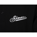 Poloshirt Farbe: schwarz - Motiv: SIMSON