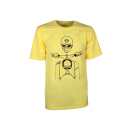 T-Shirt Farbe: FrozenYellow - Motiv: Schwalbe Kumpel -...