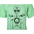 T-Shirt Farbe: NeonMint - Motiv: Schwalbe Kumpel - 100%...