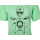 T-Shirt Farbe: NeonMint - Motiv: Schwalbe Kumpel - 100% Baumwolle