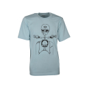 T-Shirt Farbe: OceanBlue - Motiv: Schwalbe Kumpel - 100%...