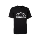 T-Shirt Farbe: schwarz - Motiv: SIMSON Berge - 100%...