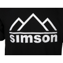 T-Shirt Farbe: schwarz - Motiv: SIMSON Berge - 100%...