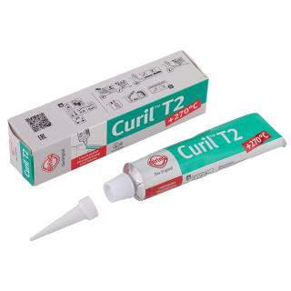 Dichtmasse Curil T2 - 70 ml-Dosiertube - Flüssigdichtung bis +270°C