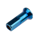 36L Speichennippel M3,5 + 3 mm - blau, TiN-Beschichtung