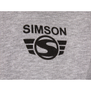 Sweatjacke Farbe: grau - Motiv: SIMSON
