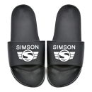 Badeschuhe schwarz - Motiv: SIMSON 42