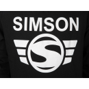 Herren-Sweatshirt schwarz - Motiv: SIMSON - 100% Baumwolle XXL