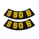 S50 Aufkleber für Seitendeckel S50 B Geschwungen