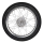 Komplettrad 1,6x16 Zoll, Alufelge poliert + Chromspeichen, mit Heidenau-Reifen K36/1 fertig montiert