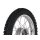 Komplettrad HINTEN 1,5x16 Zoll Alufelge mit Chromspeichen mit Heidenau-Reifen K42 montiert